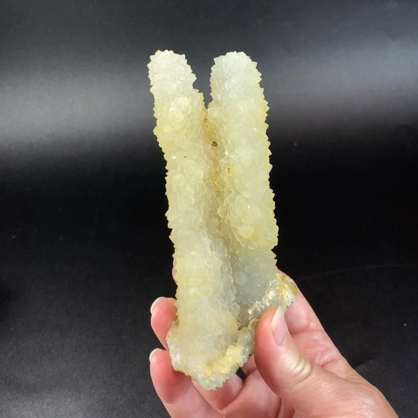 Natural Apophyllite Twin Stalactite Formation