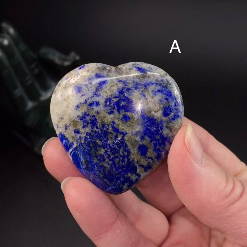 Lapis Lazuli Polished Heart