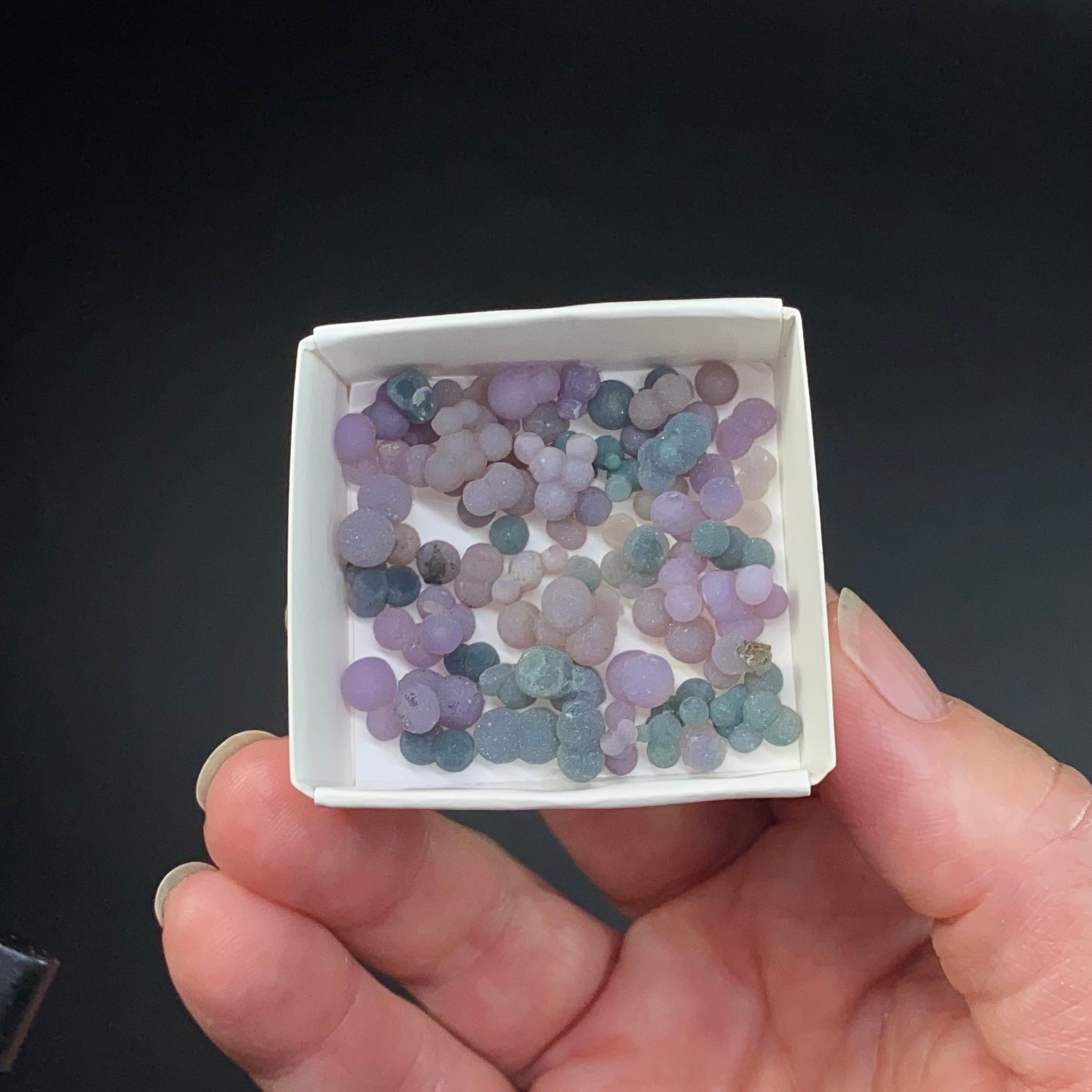 Grape Agate, Botryoidal Chalcedony, Amethyst, Lot of Singles & Small Clusters