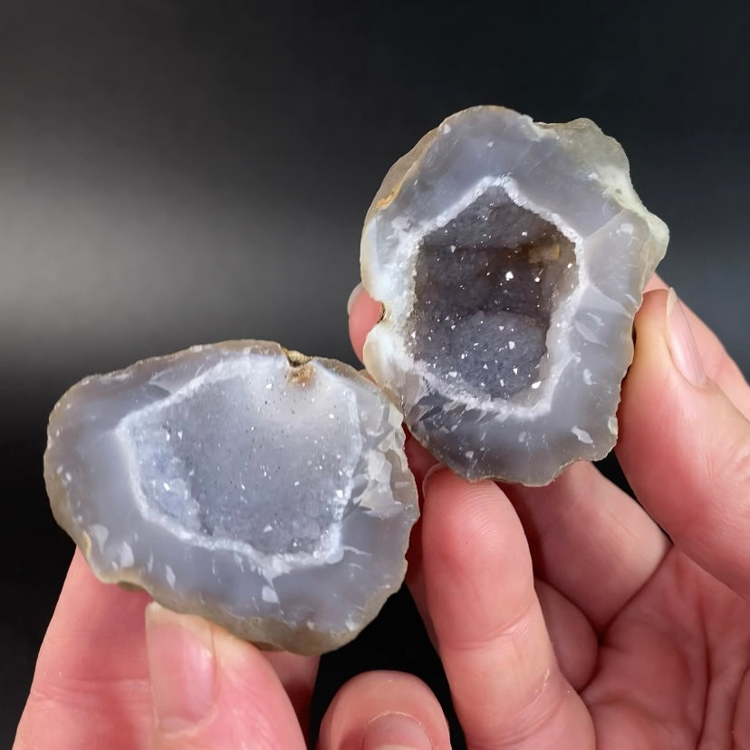 Complete Quartz and Agate Geode from India