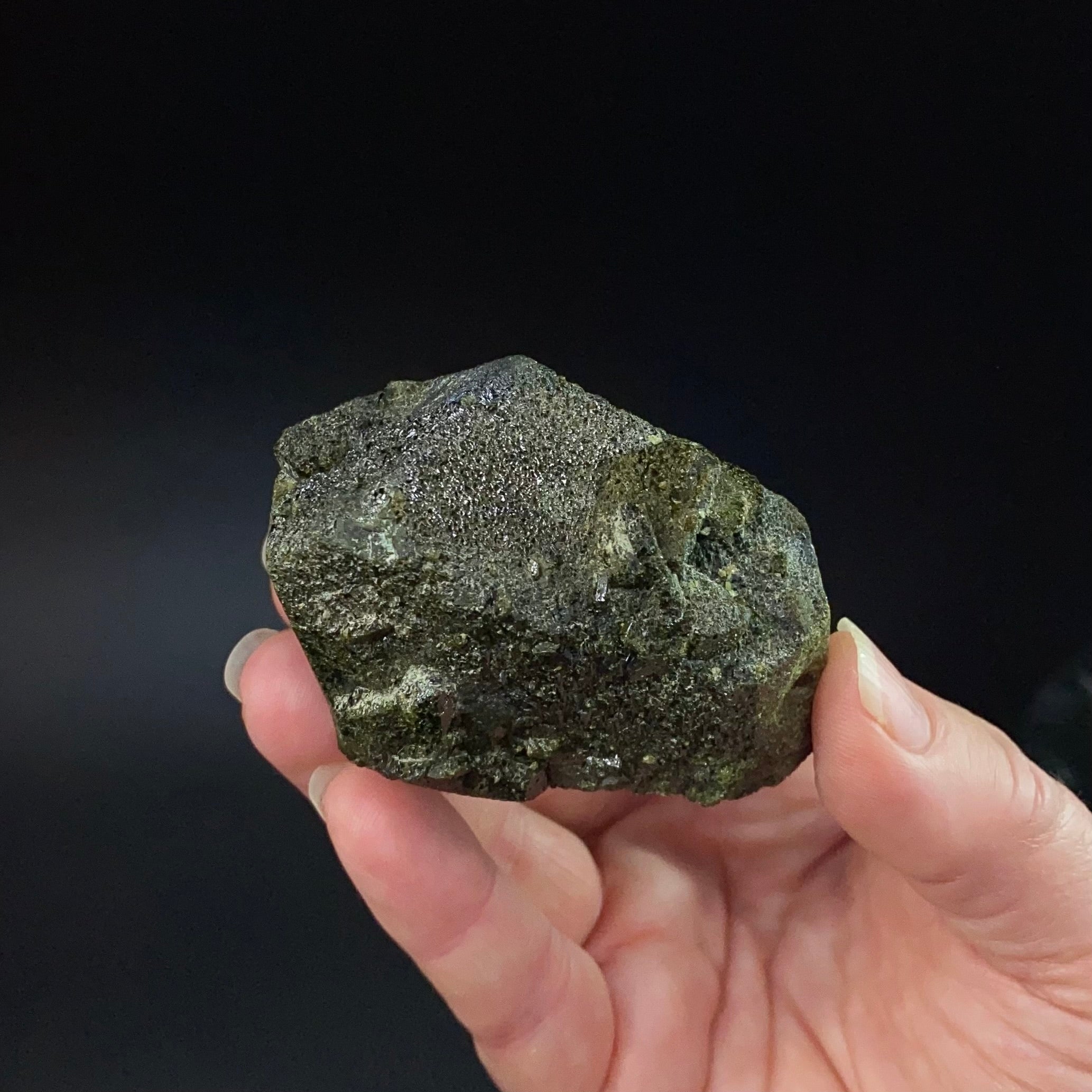 Epidote and Magnetite Specimen, Ras Koh Mountains, Kharan, Balochistan, Pakistan