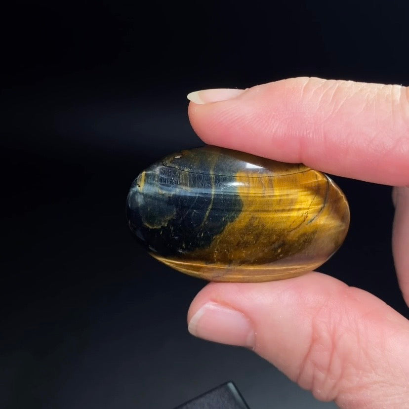 Golden Tiger Eye Polished Small Palm Stone