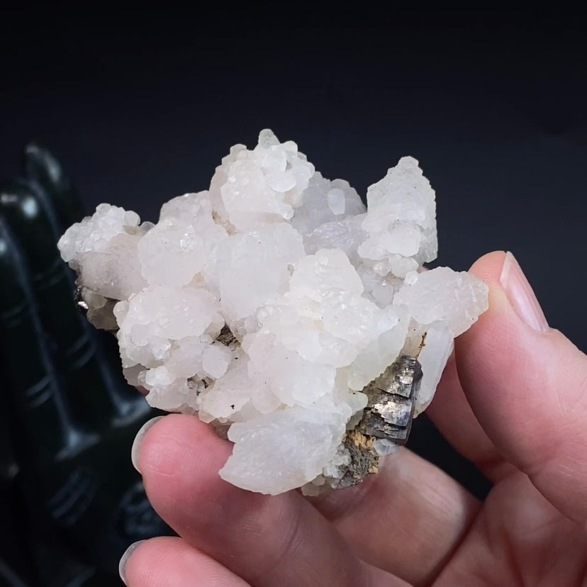 Fluorescent Calcite Specimen with Galena & Sphalerite