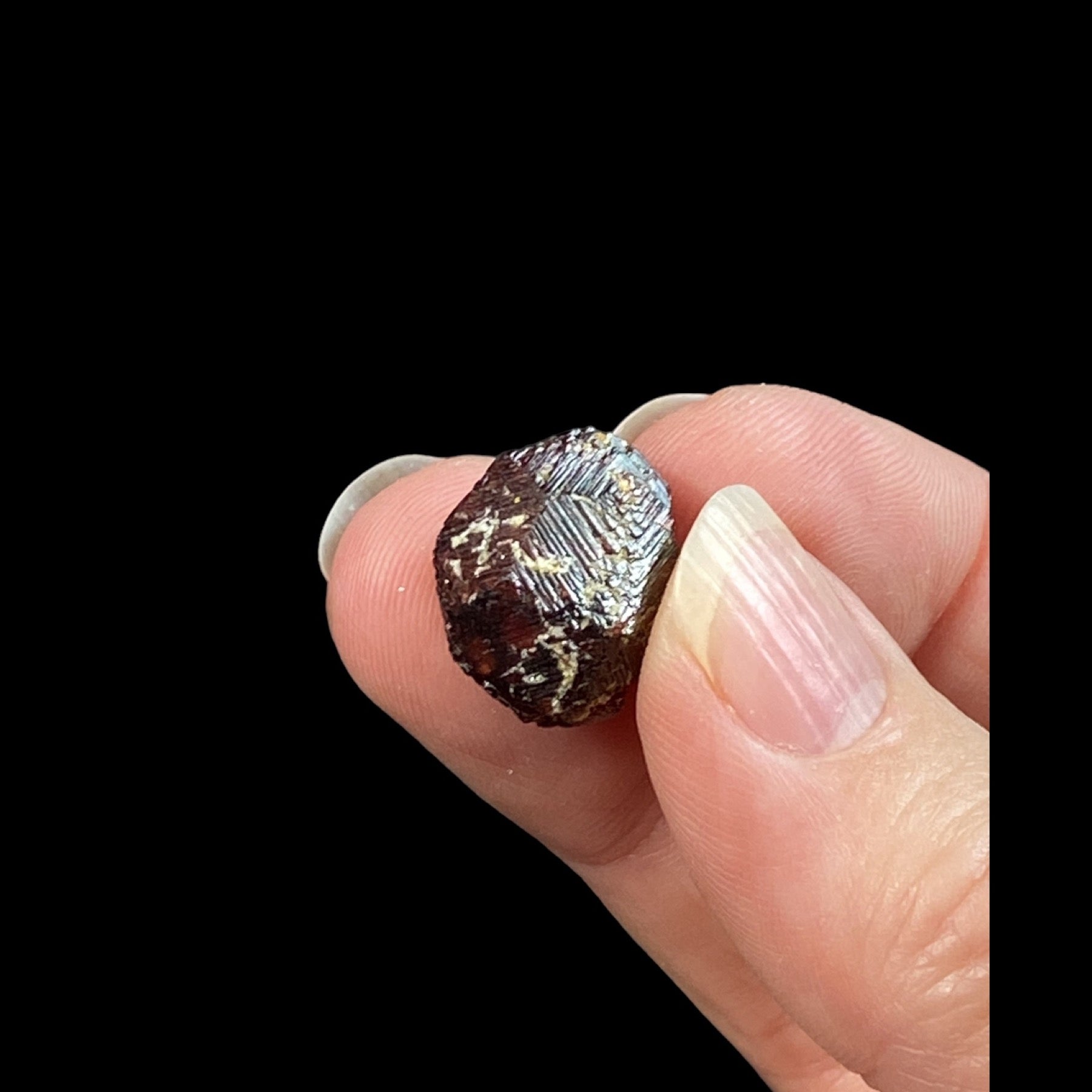 Etched Garnet Crystal