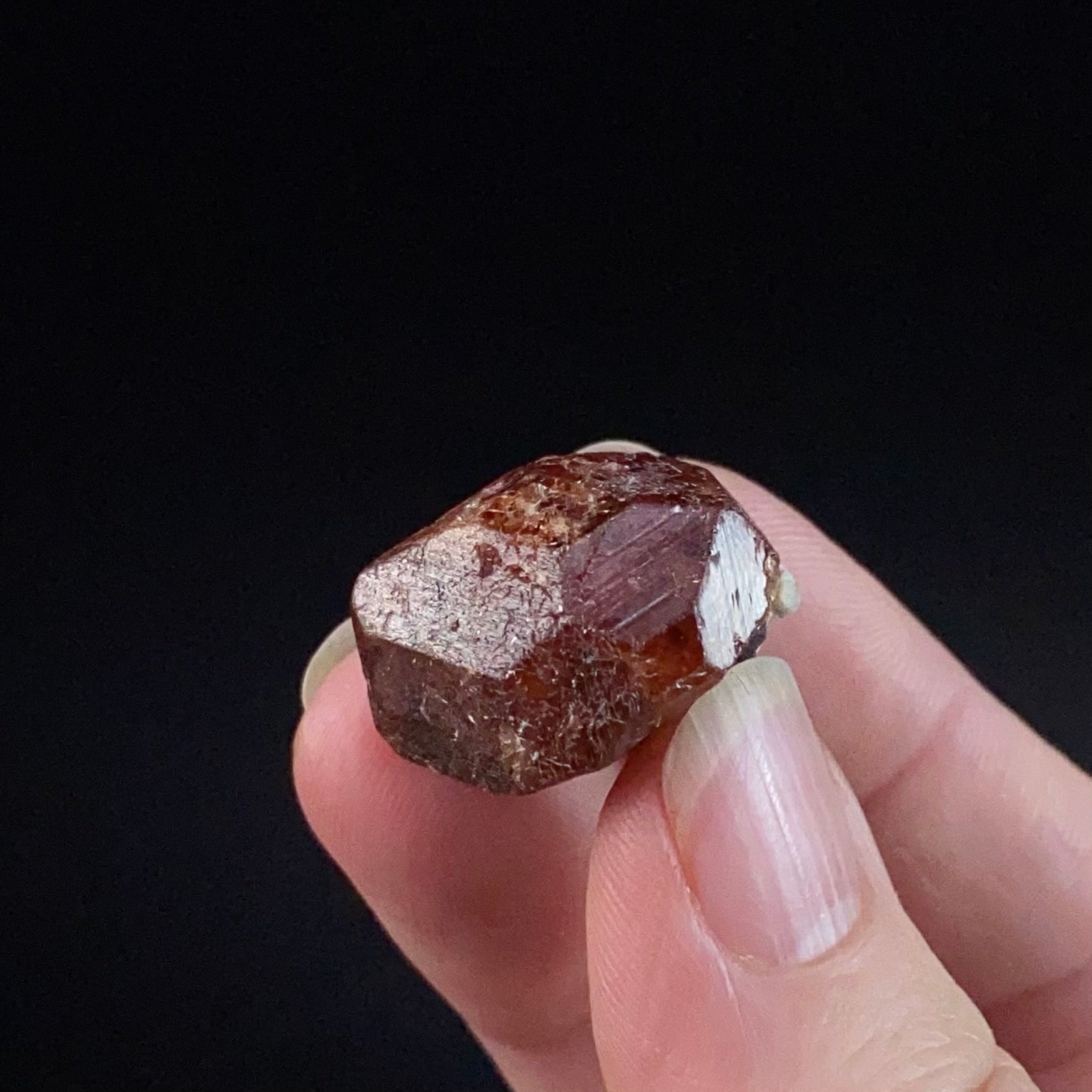 Dark Orange Garnet Crystal, Shigar Valley, Pakistan
