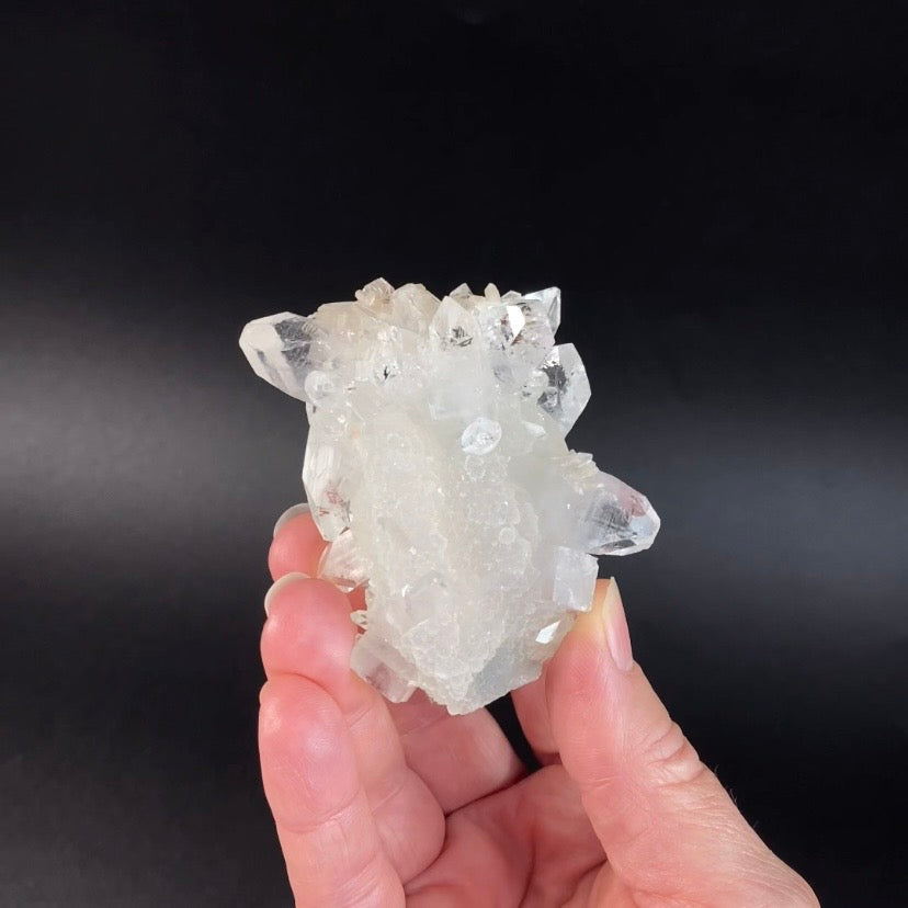 Clear Apophyllite Stalactite Formation Cluster
