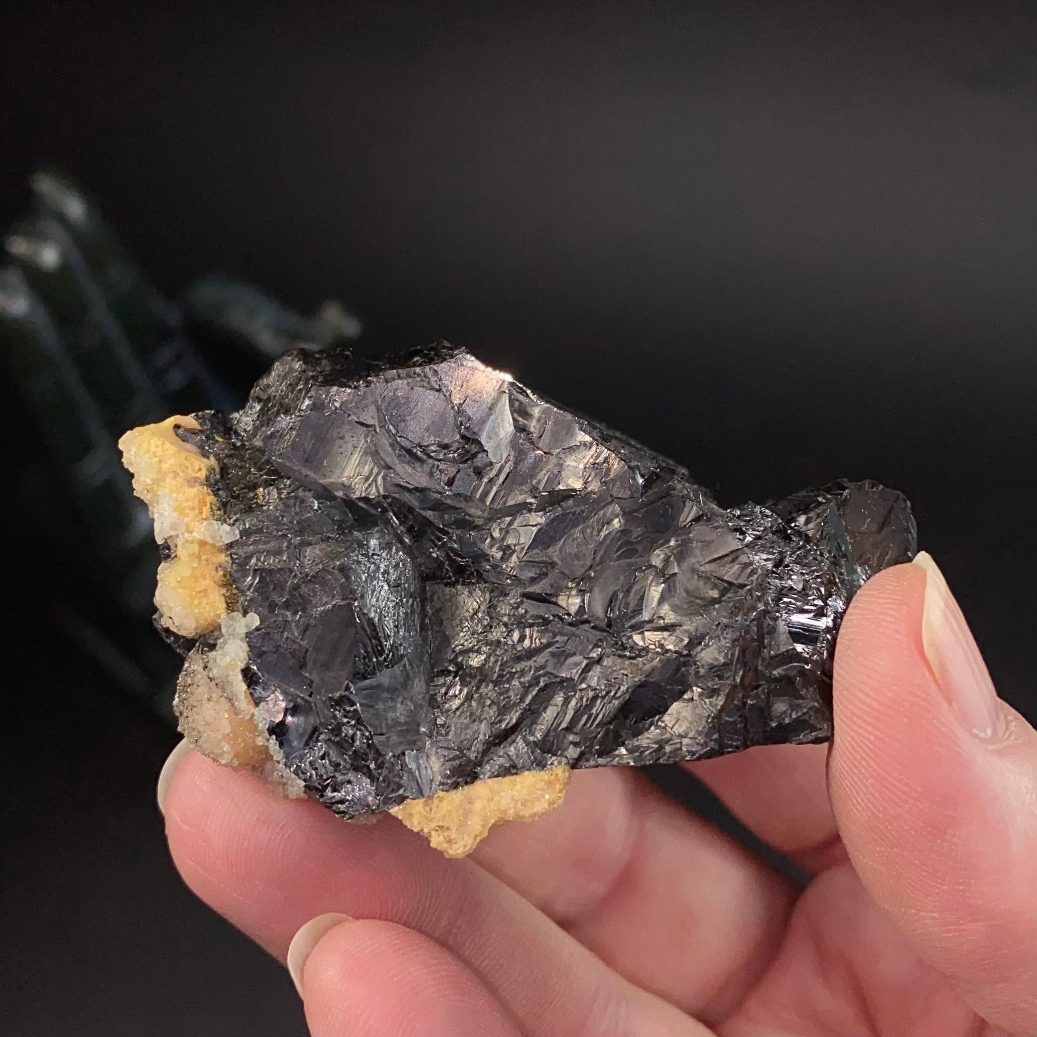 Sphalerite Cluster with Rhodochrosite from Trepça Mines, Kosovo - Natural Minerals and Crystals