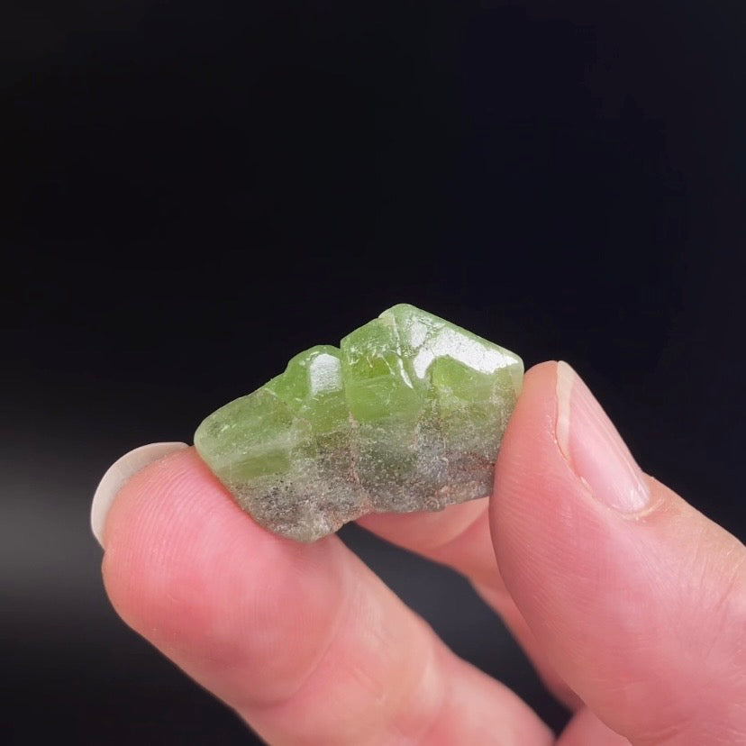 Terminated Peridot Crystal from Kohistan, Pakistan