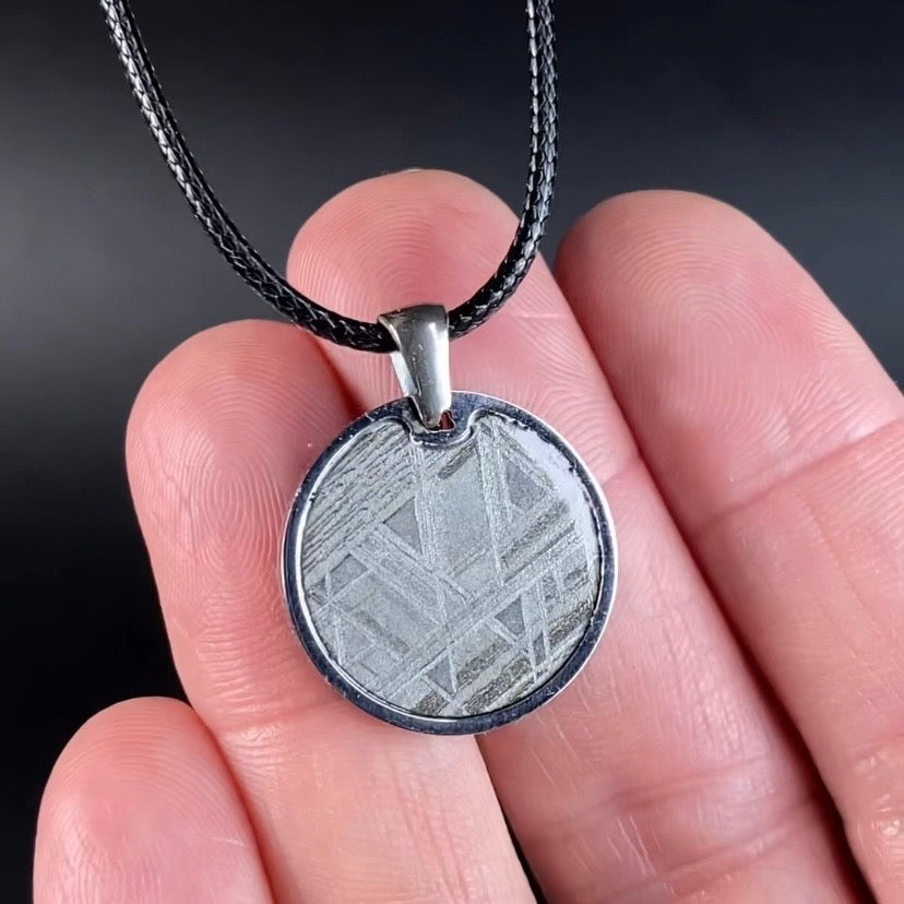 Aletai Meteorite Pendant – Authentic Iron Meteorite Jewelry