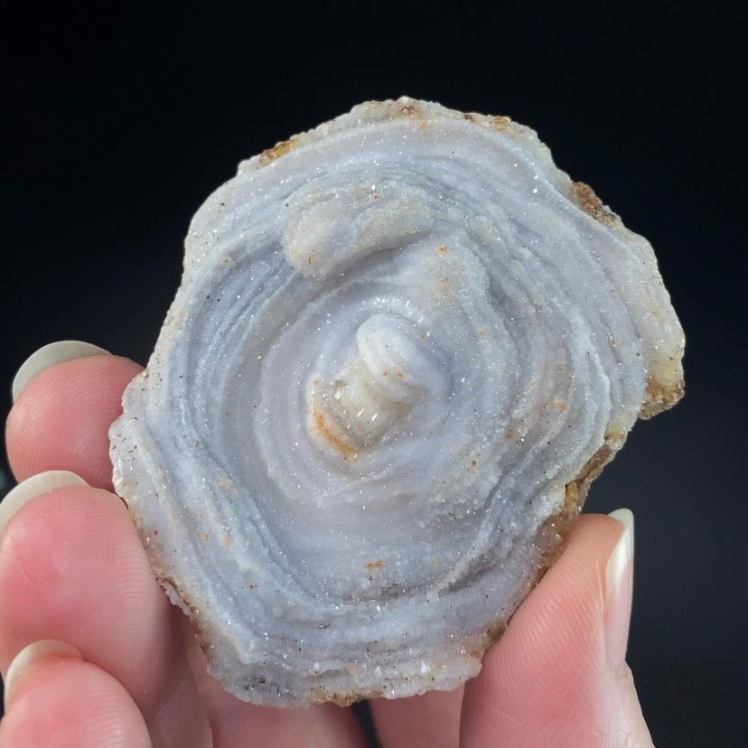Druzy Chalcedony Concretion from Rio Grande do Sul, Brazil