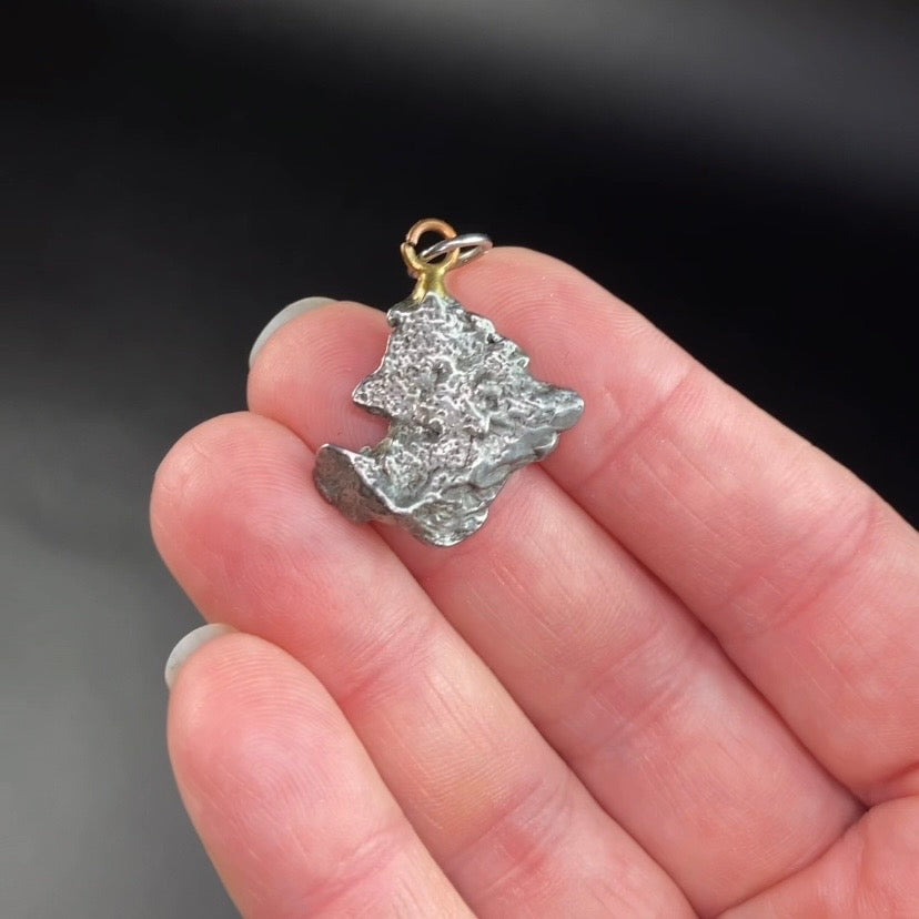 Campo del Cielo Meteorite Pendant – Authentic Iron Meteorite Jewelry from Argentina