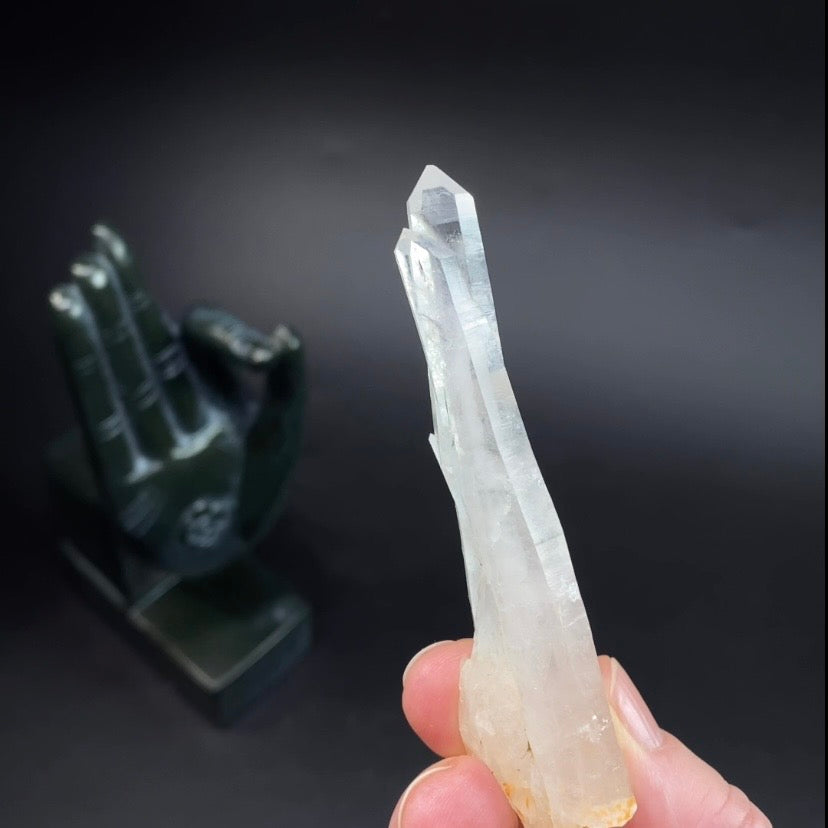 Clear Quartz Crystal Cluster, AAA Clarity - Isis Cathedral Crystal