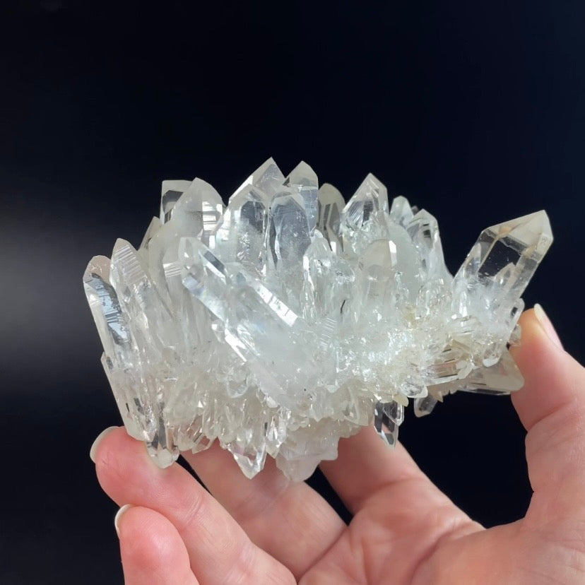 Water Clear Quartz Cluster with Rainbows - Natural Crystals and Minerals