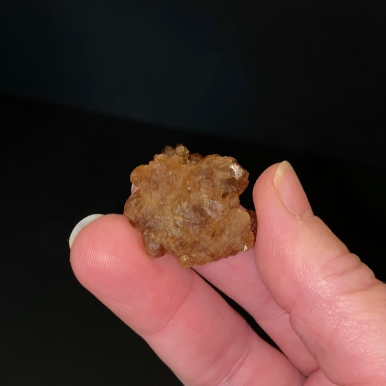 Floater Citrine Colored Honey Brown Quartz Flower Cluster - Midelt, Morocco