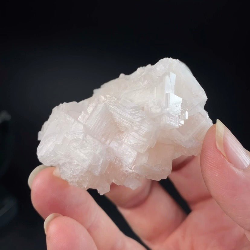 Light Pink Halite Crystal Specimen from Searles Lake, California