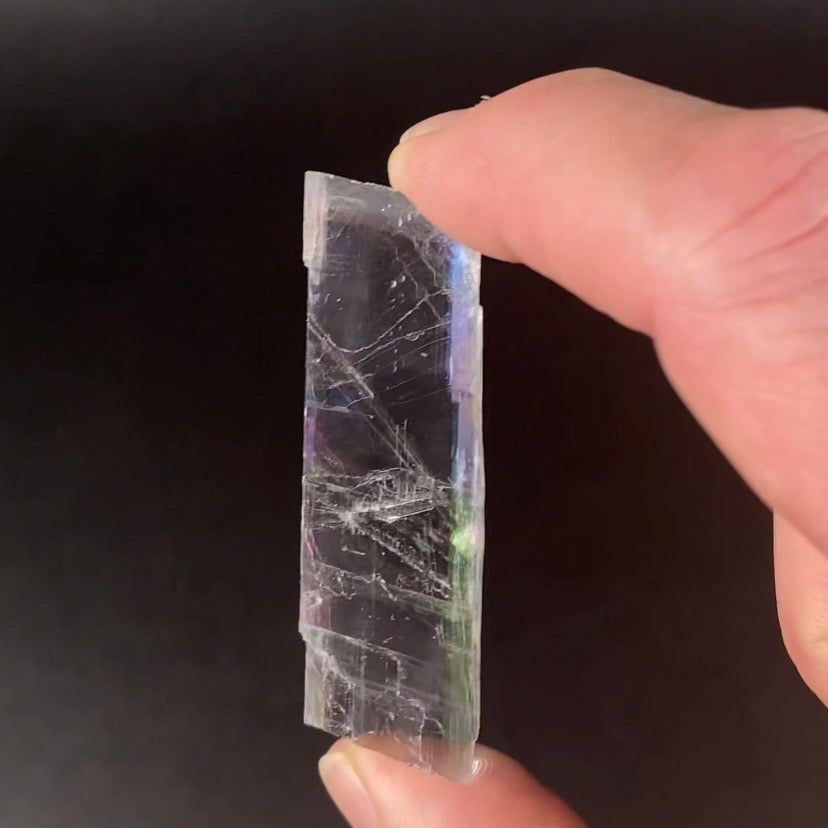Rainbow Optical Calcite Specimen from Madagascar
