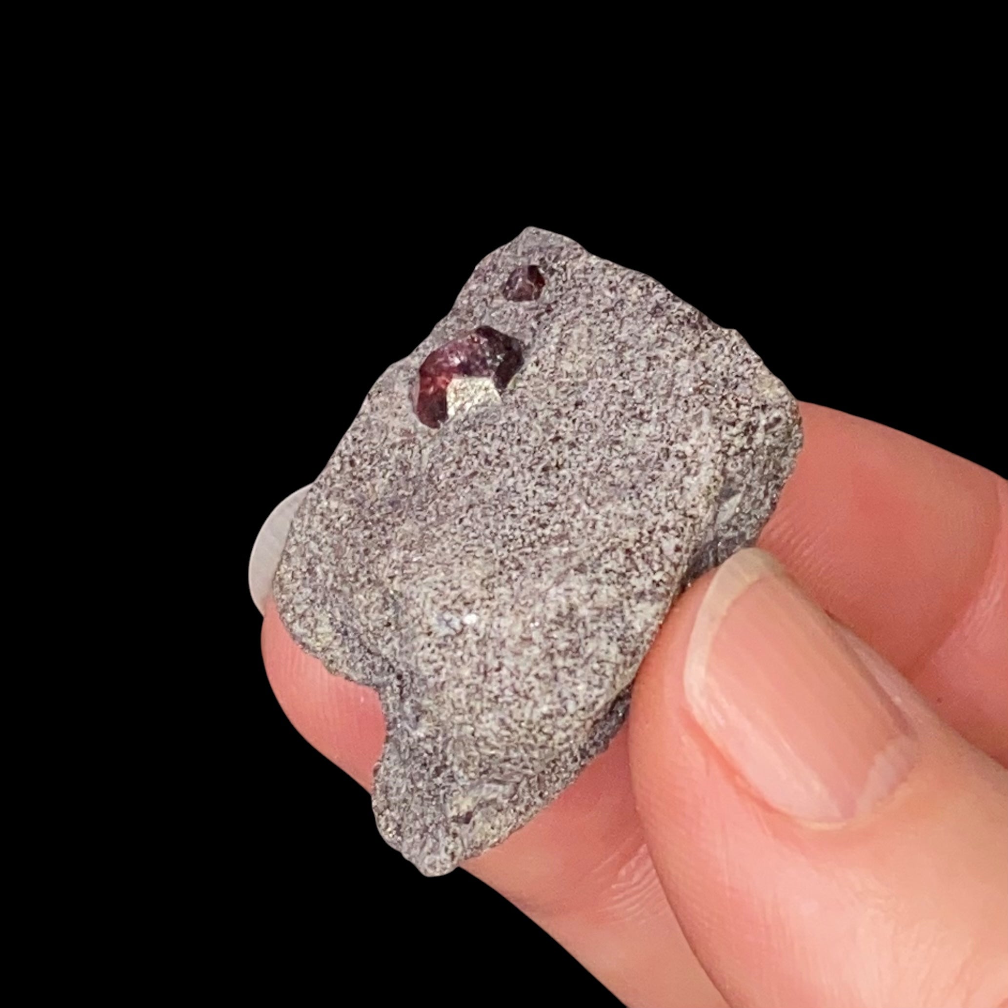 Almandine Garnet in Mica Schist, From the Famous Garnet Ledge, Wrangell, Alaska