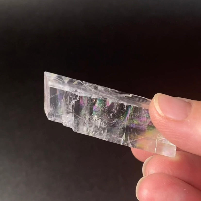 Rainbow Optical Calcite Specimen from Madagascar