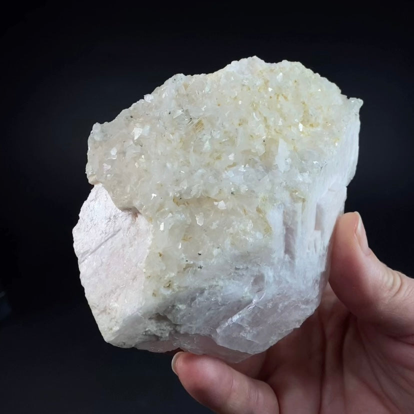 Fluorescent Mangano Calcite Specimen from Trepca Mine Complex, Kosovo