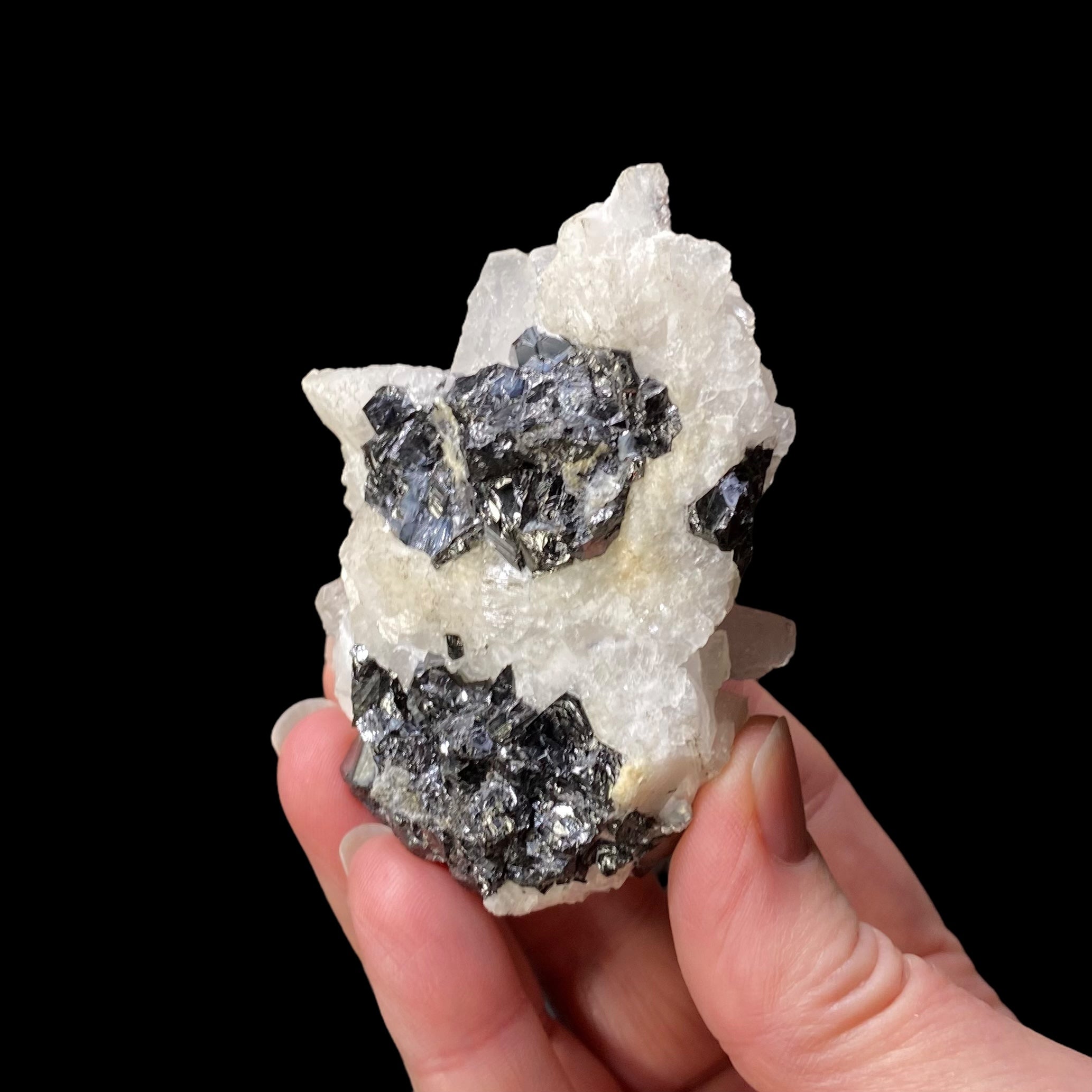 Sphalerite and Fluorescent Calcite Specimen from Trepça Mines, Kosovo