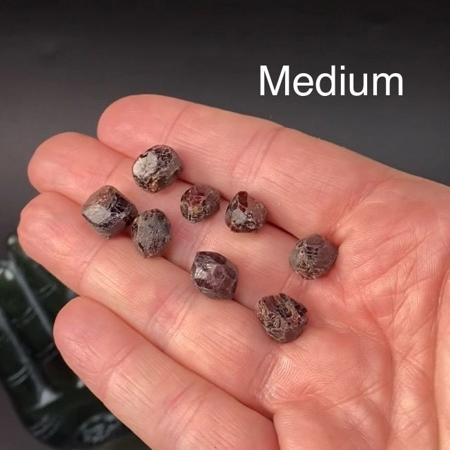 Almandine Crystal Lot 10 grams - Choose Your Crystal Size