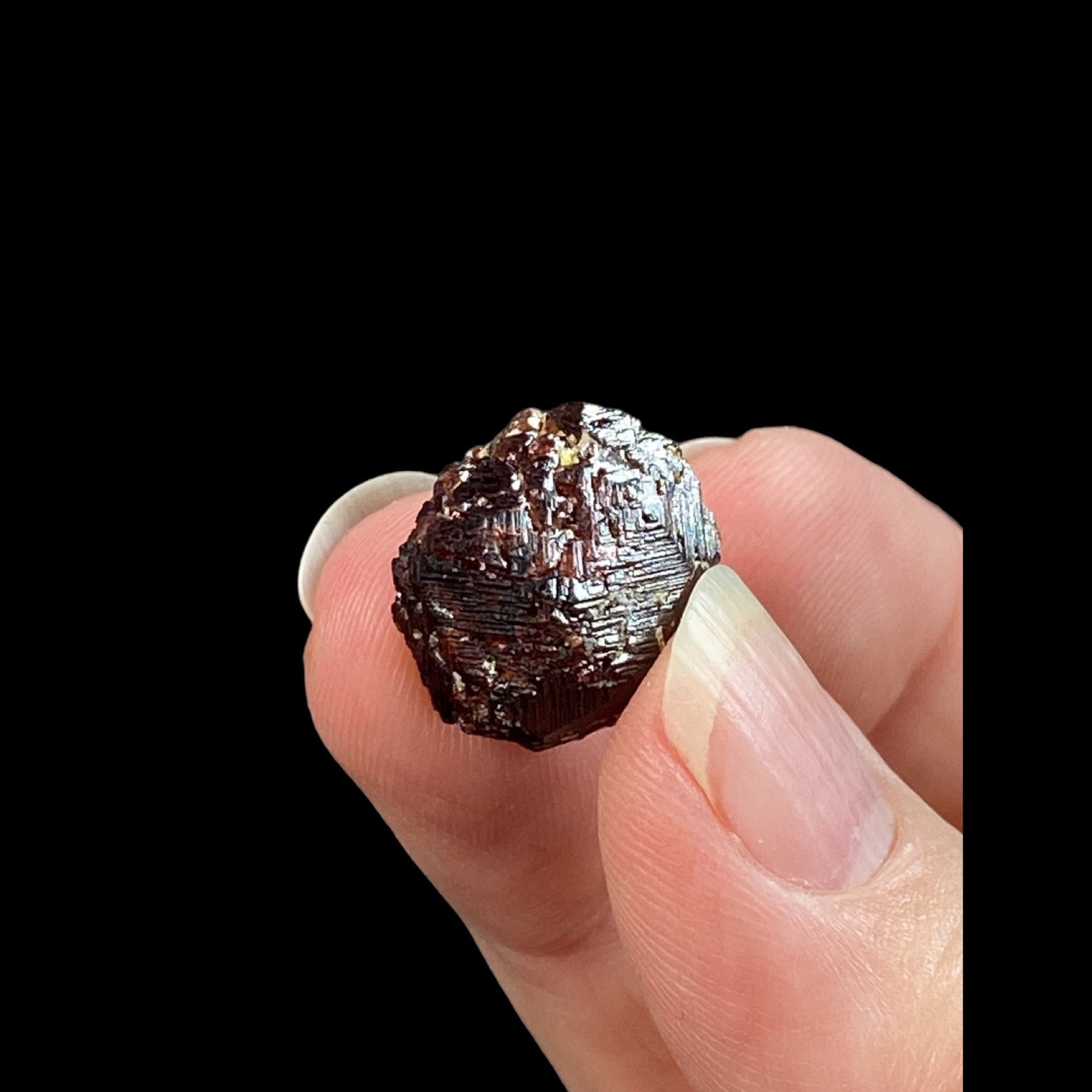 Etched Garnet Crystal