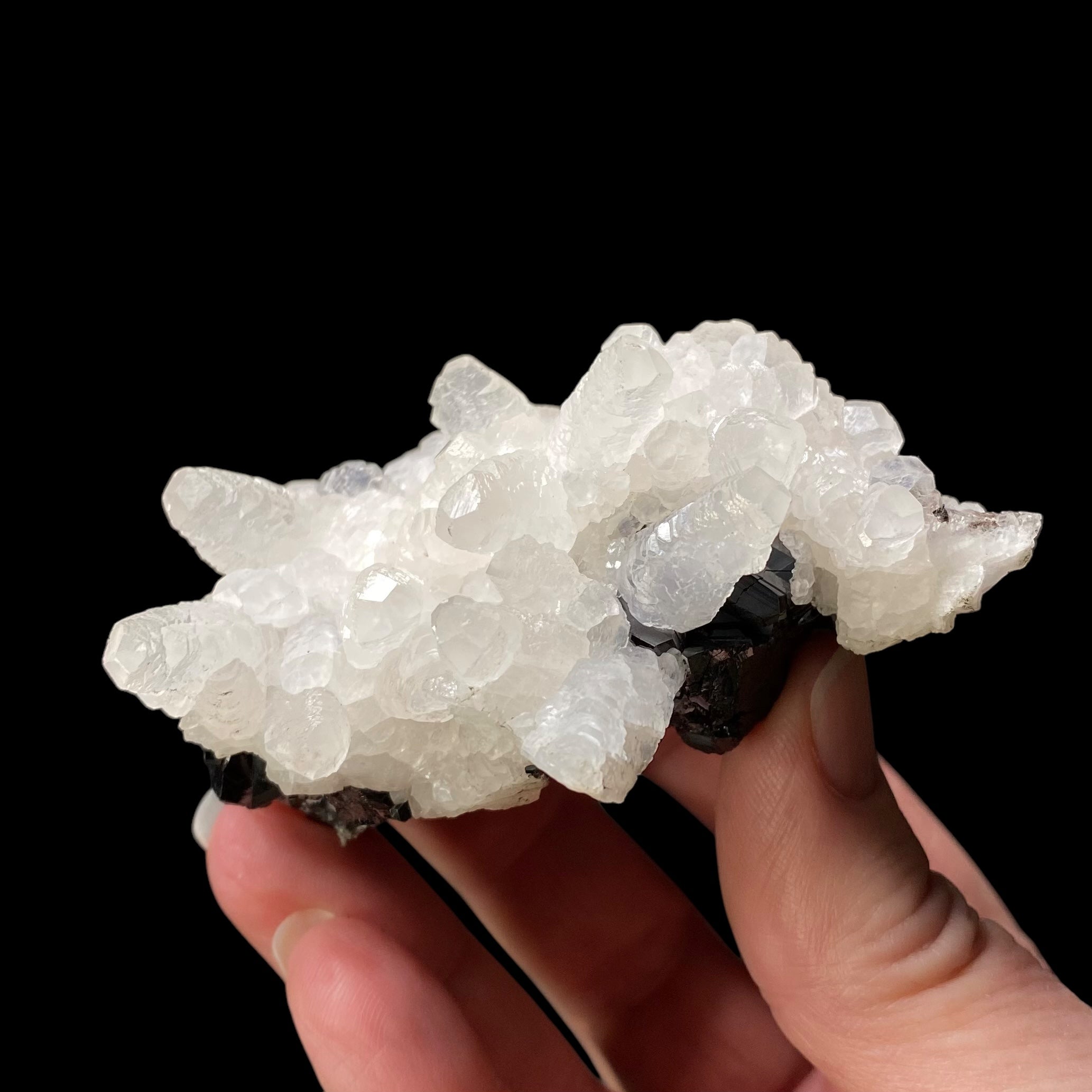Sphalerite and Fluorescent Calcite Specimen from Trepça Mines, Kosovo