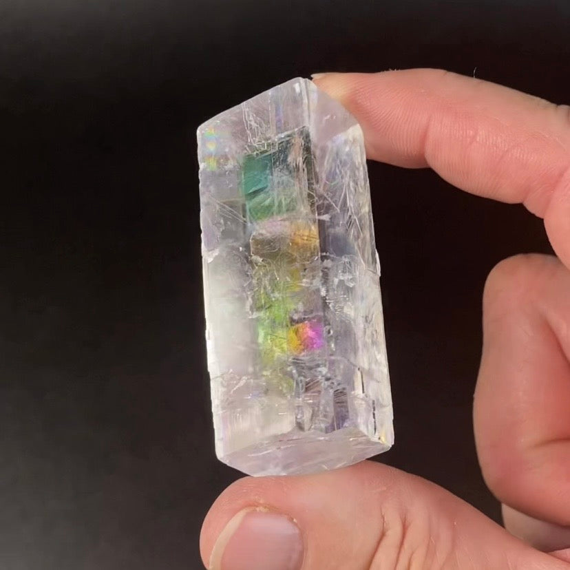 Rainbow Optical Calcite Specimen from Madagascar
