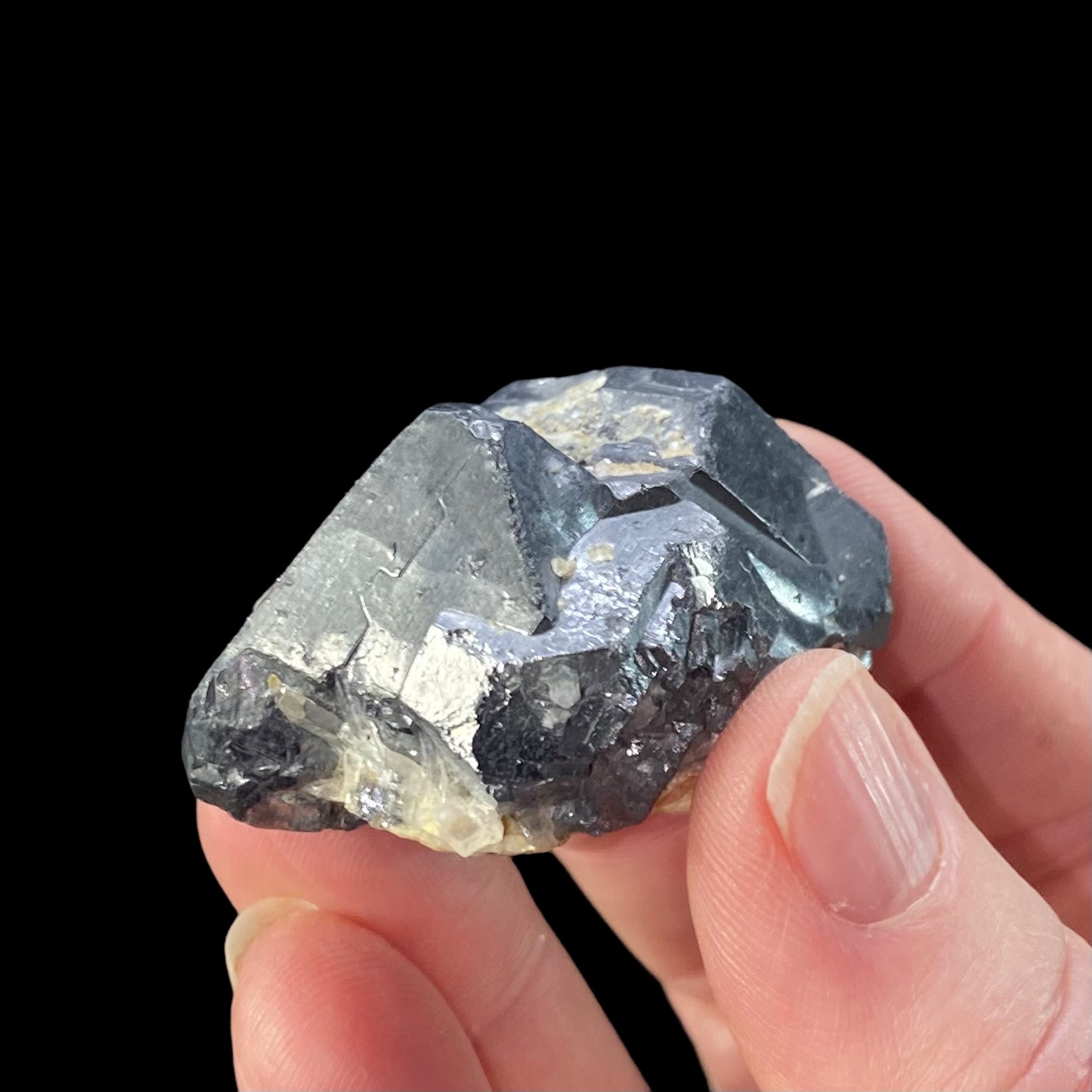 Galena Cluster with Calcite and Quartz from Trepça Mine Complex, Kosovo