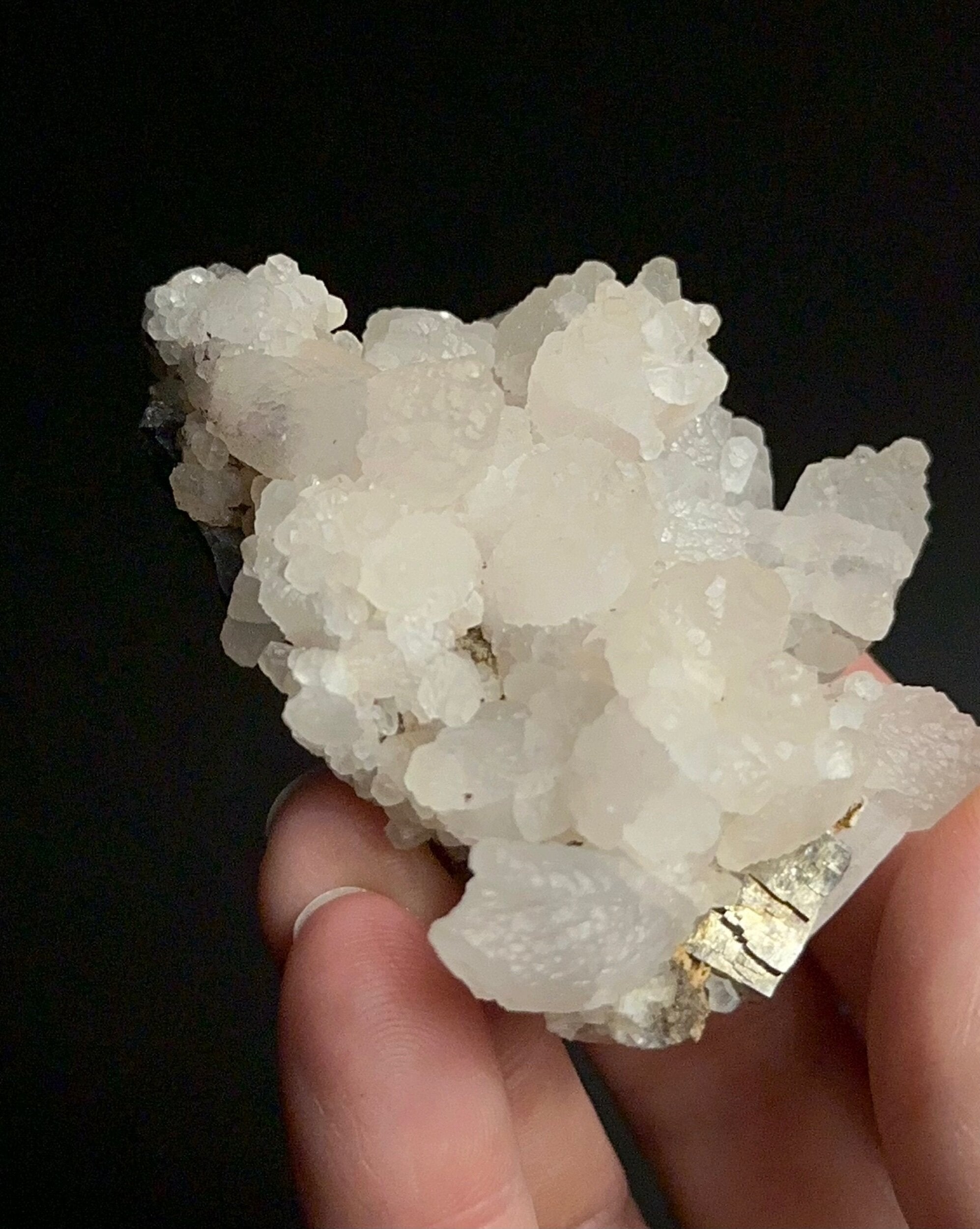 Fluorescent Calcite Specimen with Galena & Sphalerite