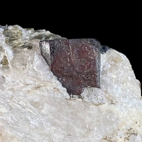 Tantalite with Mica on Marble Matrix
