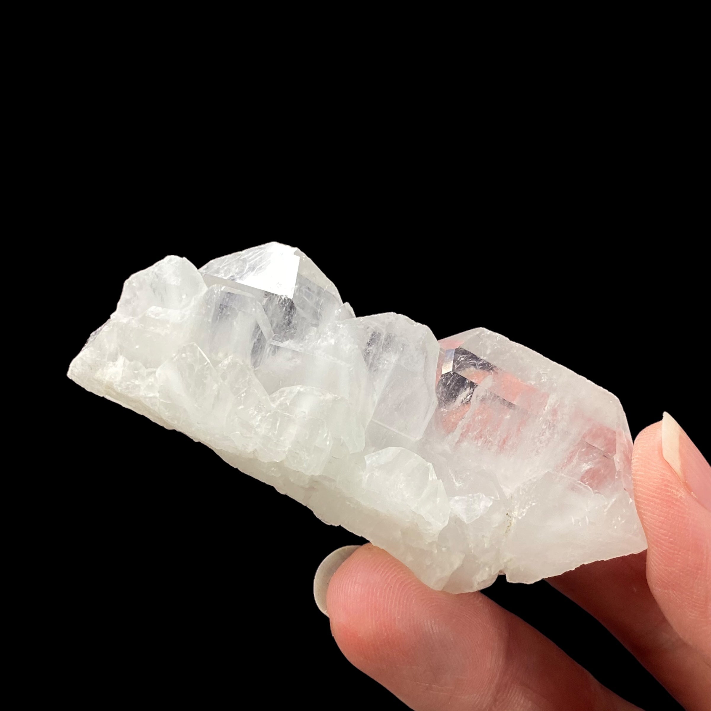 Tabular Faden Quartz Crystal Cluster