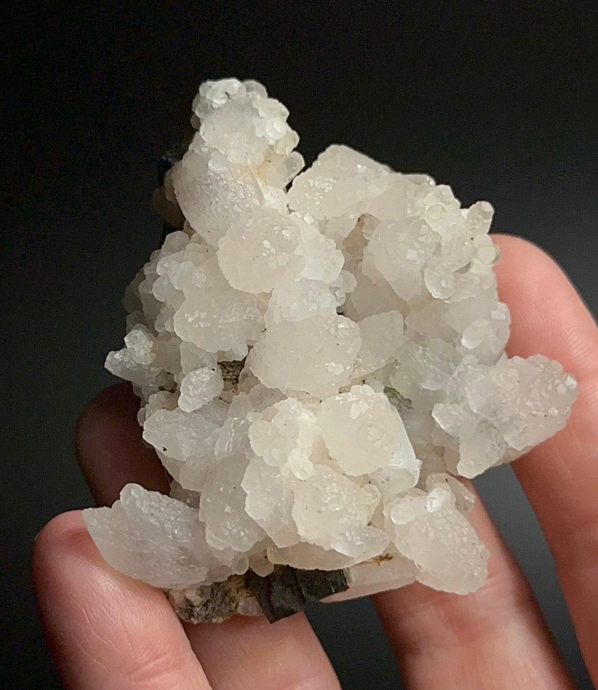 Fluorescent Calcite Specimen with Galena & Sphalerite