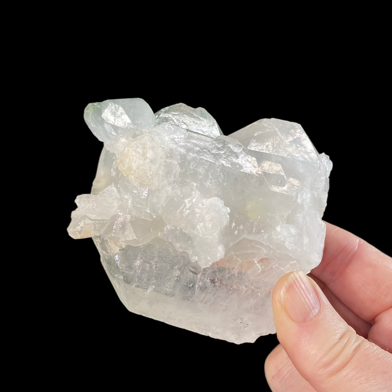 Tabular Faden Quartz Cluster with Chlorite Inclusions