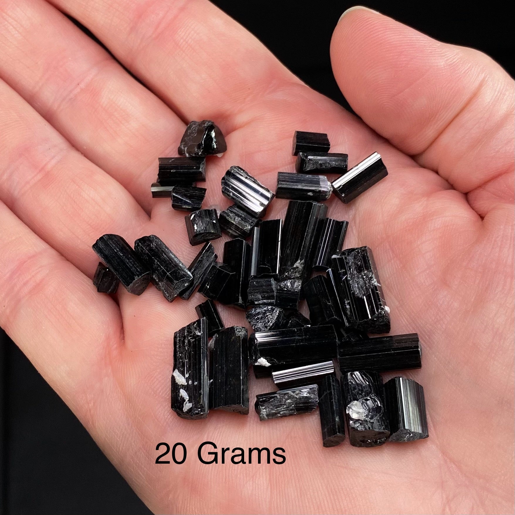 Black Tourmaline Schorl Crystal Lot 2 Sizes Available