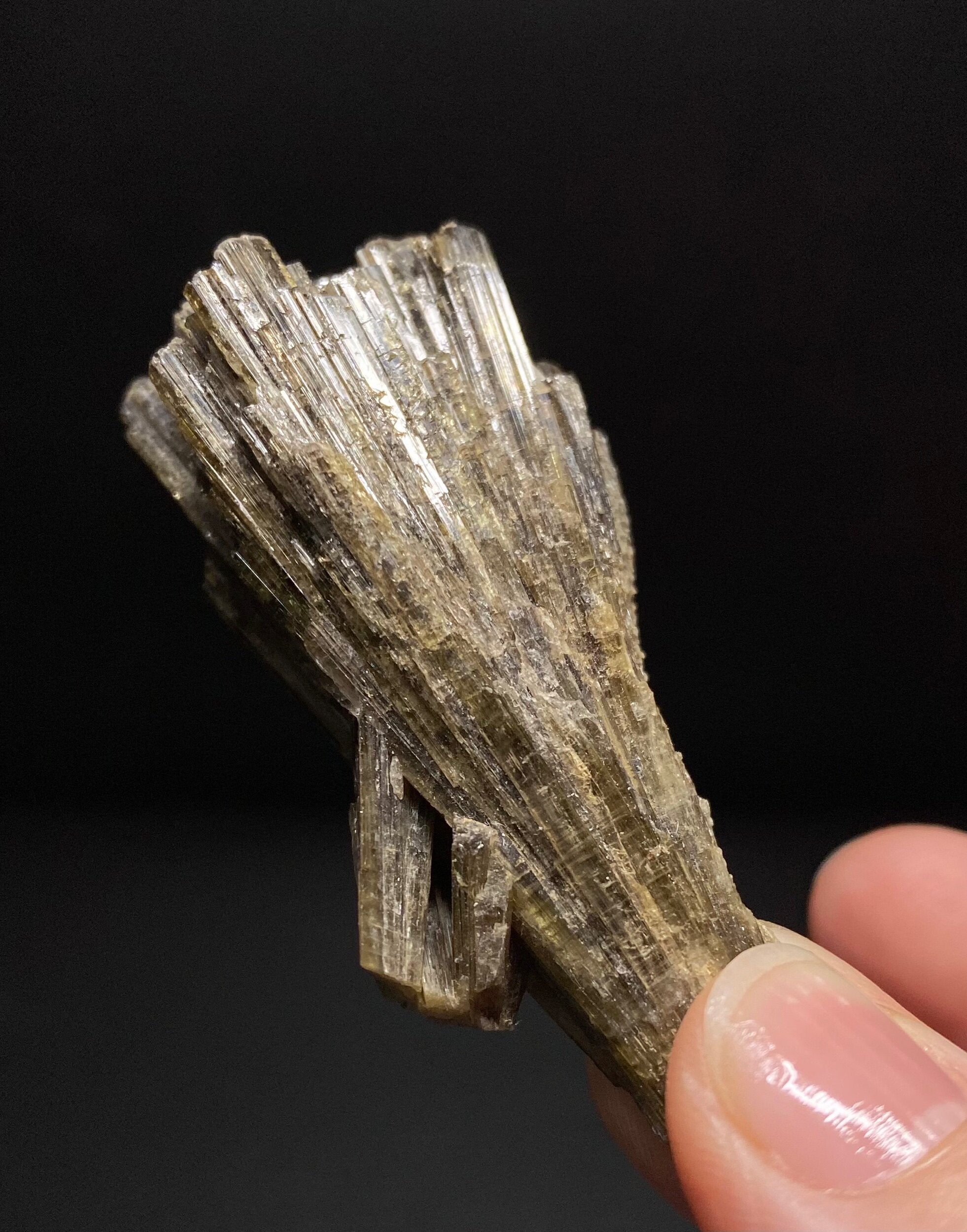 Epidote Fan Crystal Cluster