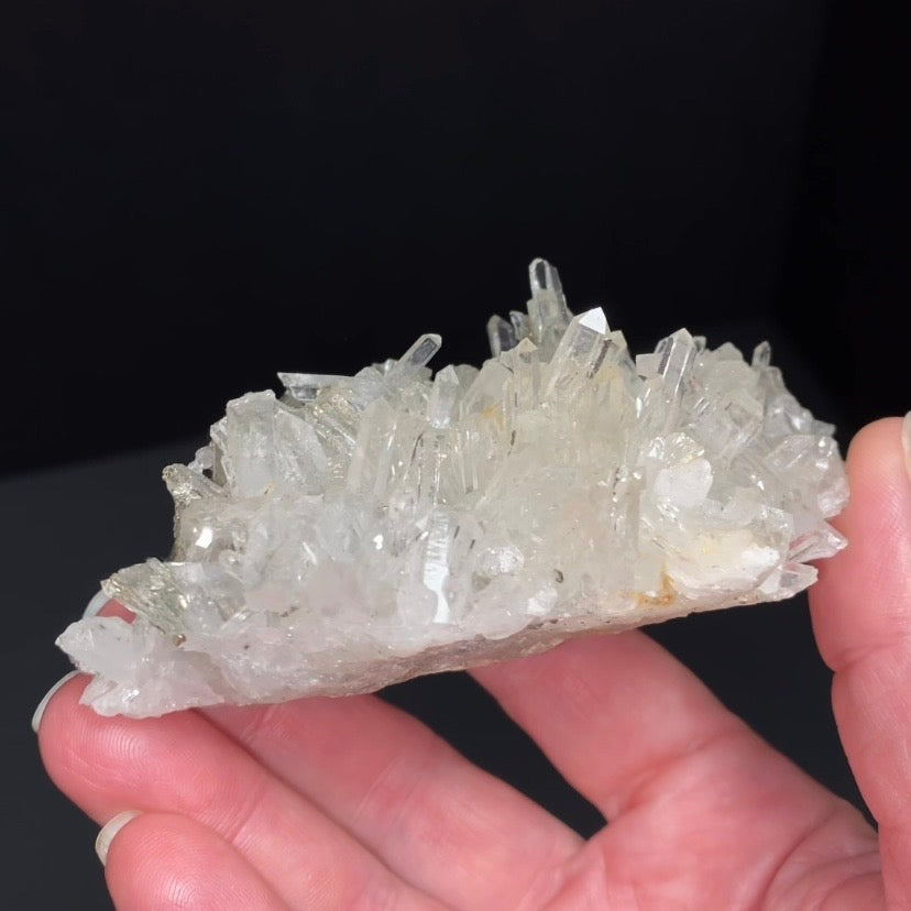 Water Clear Quartz Cluster with Marcasite, Trepca Mines, Kosovo