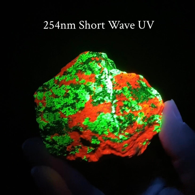 Willemite, Calcite & Franklinite Specimen with Unique Pattern