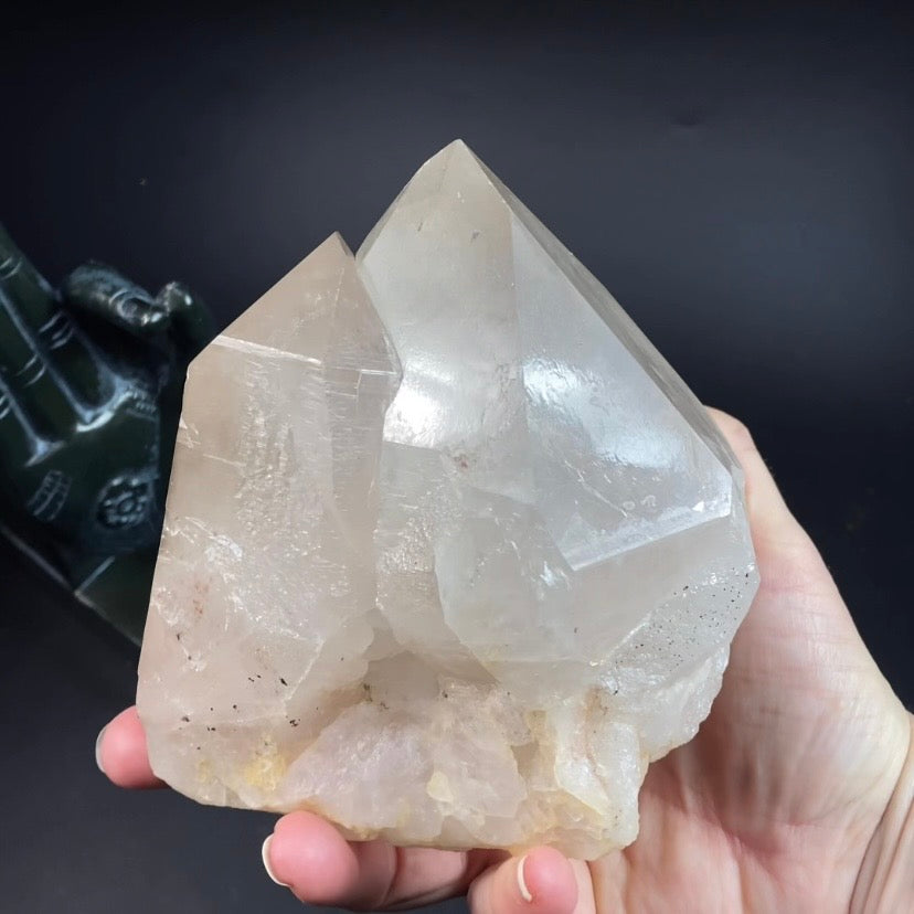 Large Himalayan Quartz Crystal Cluster, Himachal Pradesh, India