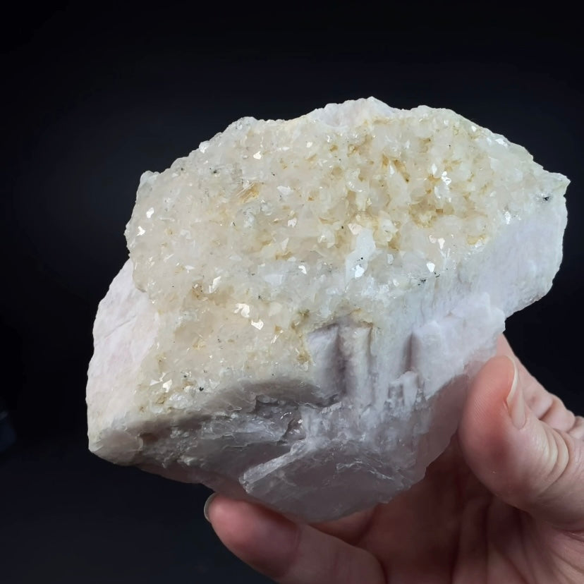 Fluorescent Mangano Calcite Specimen from Trepca Mine Complex, Kosovo