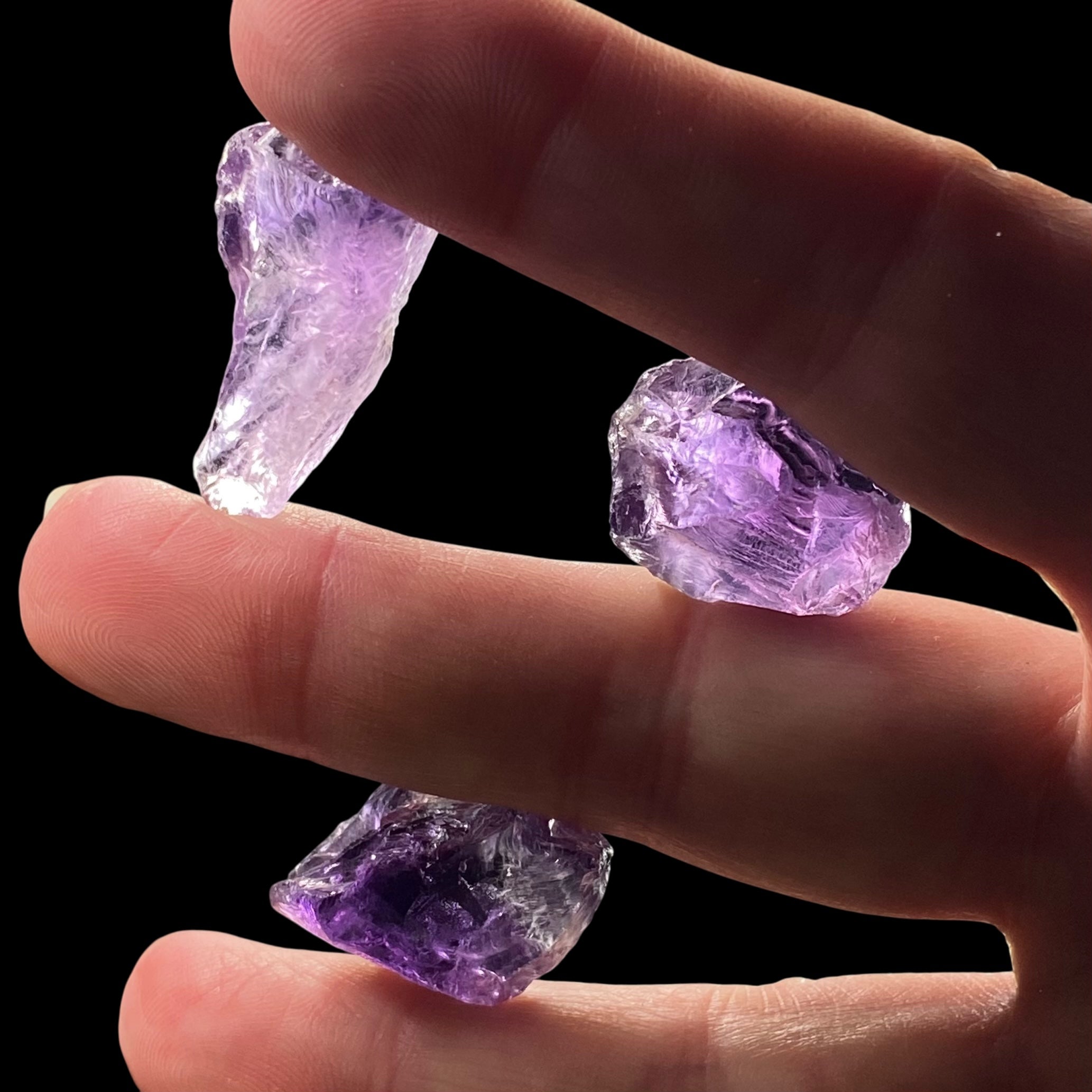 Deep Purple Amethyst Quartz Crystal