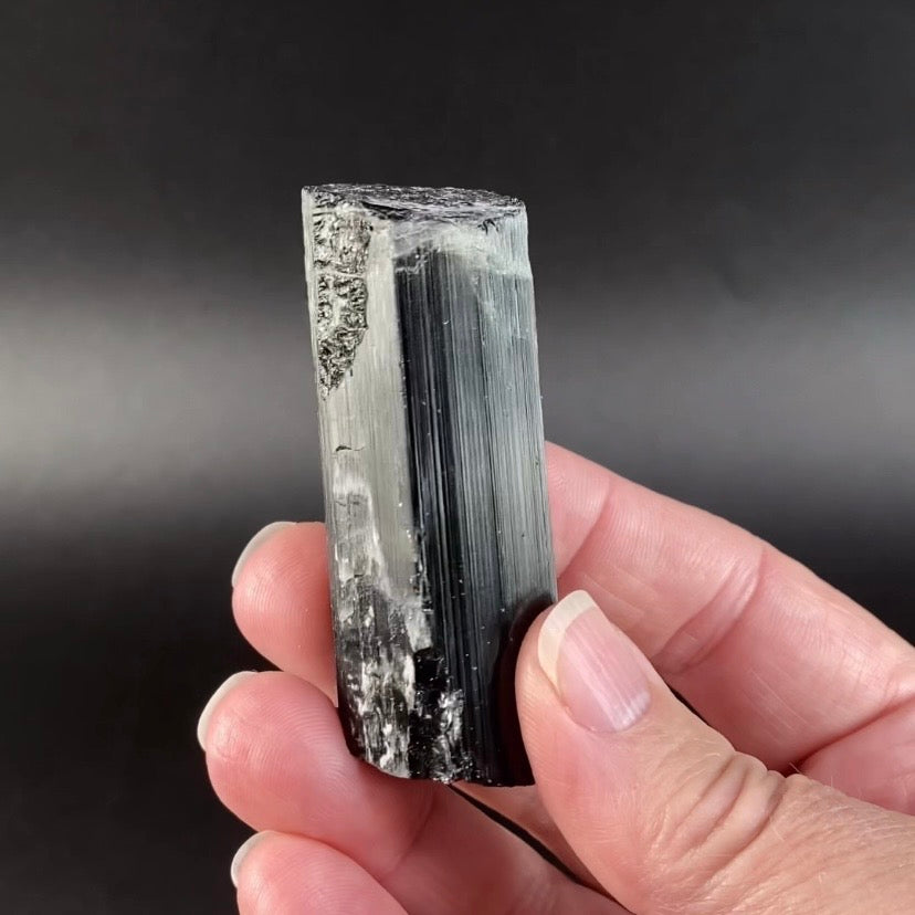 Black Tourmaline Schorl Crystal from Shigar Valley, Pakistan