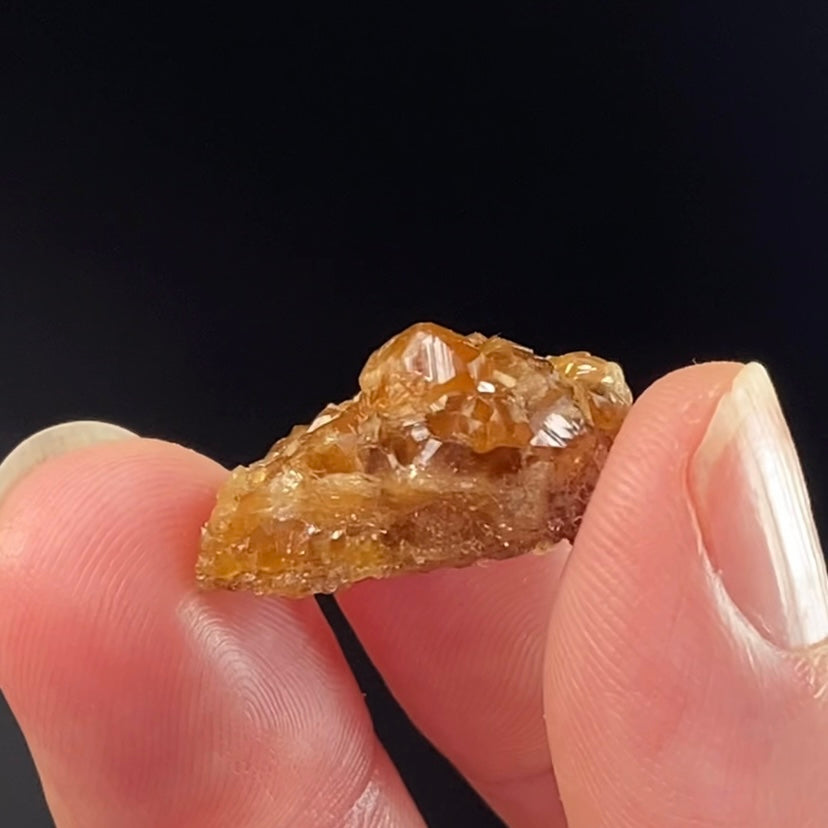 Orange Spessartine Garnet Crystals on Matrix from Bajaur Agency Pakistan