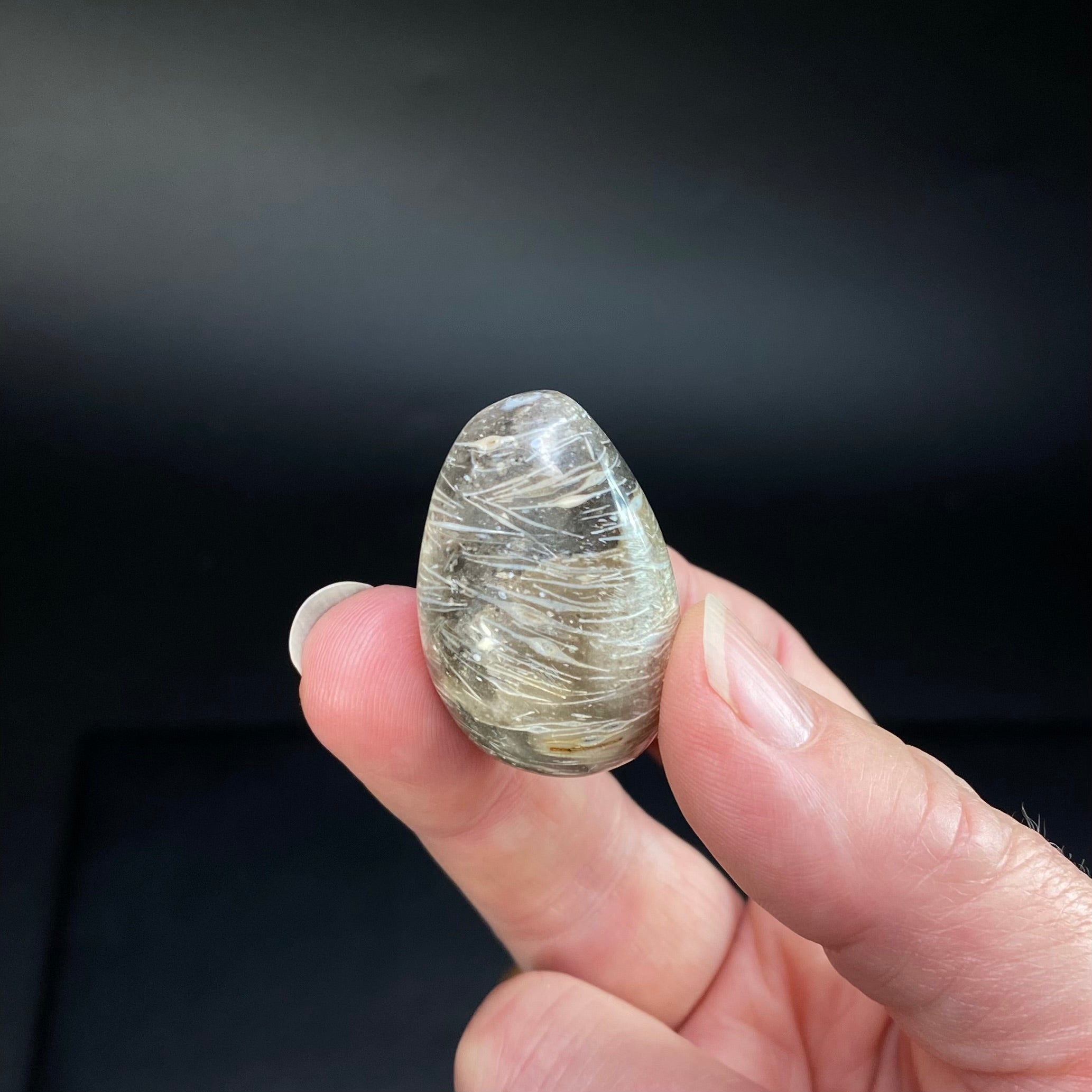 Feather Agate Polished Tumble Stone