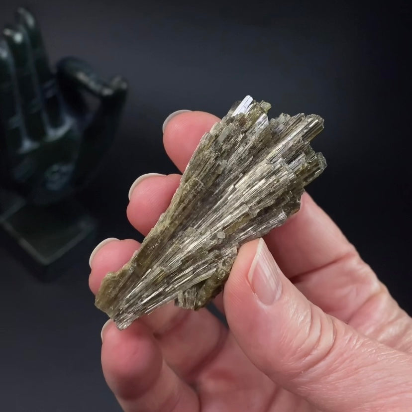 Epidote Fan Crystal Cluster