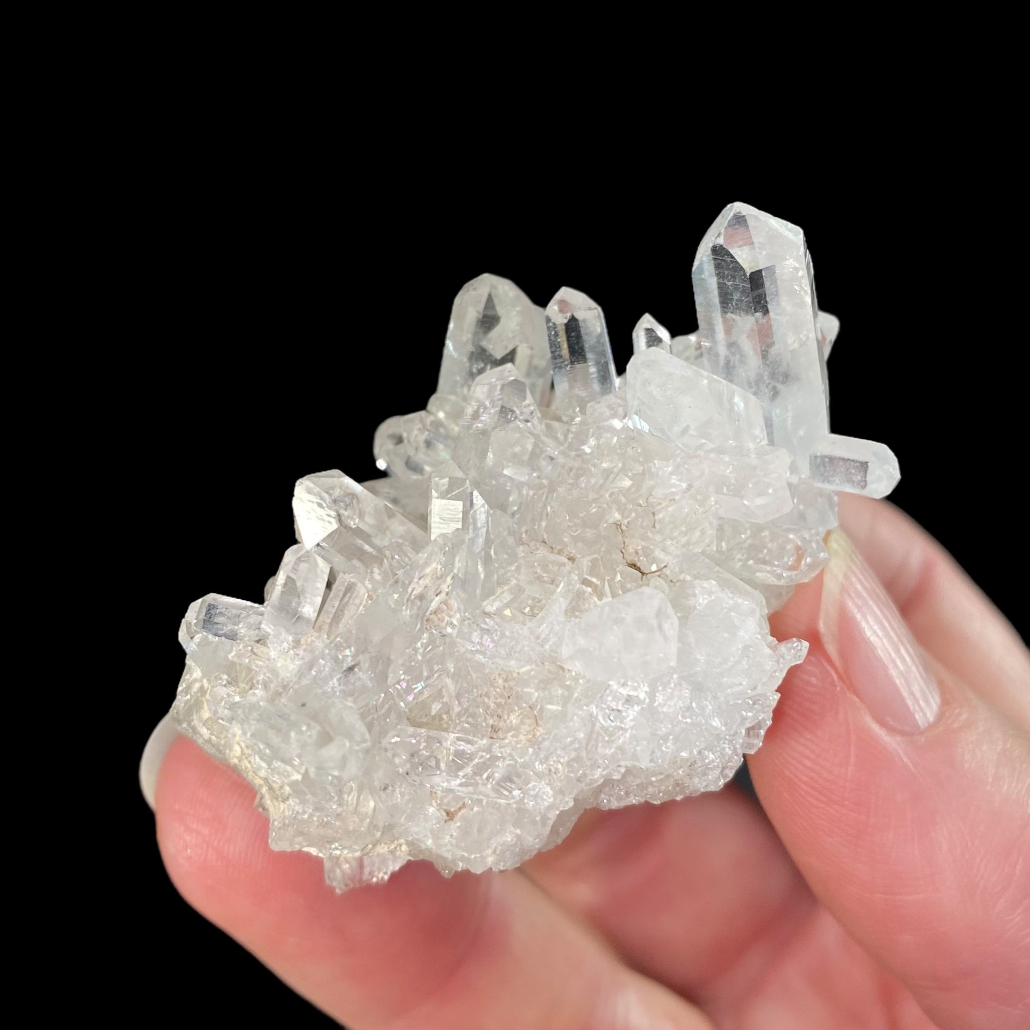 Clear Quartz Crystal Cluster, AAA Clarity