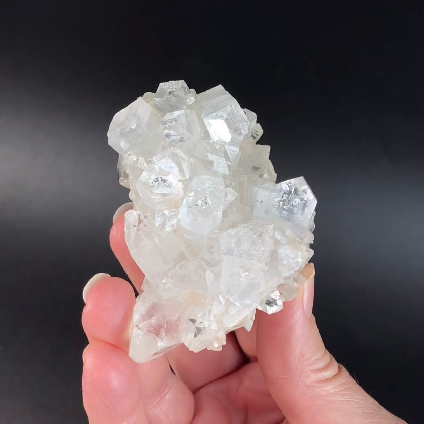 Clear Apophyllite Stalactite Formation Cluster
