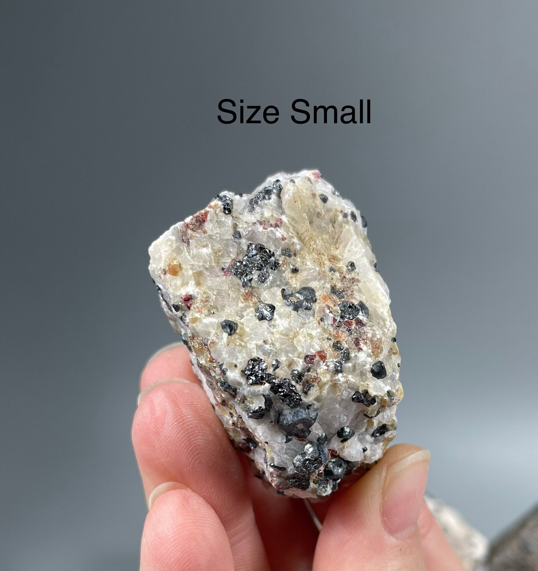 ONE (1) Willemite, Calcite & Franklinite Specimen - Fluorescent - TWO SIZES AVAILABLE - Brief red Phosphoresence