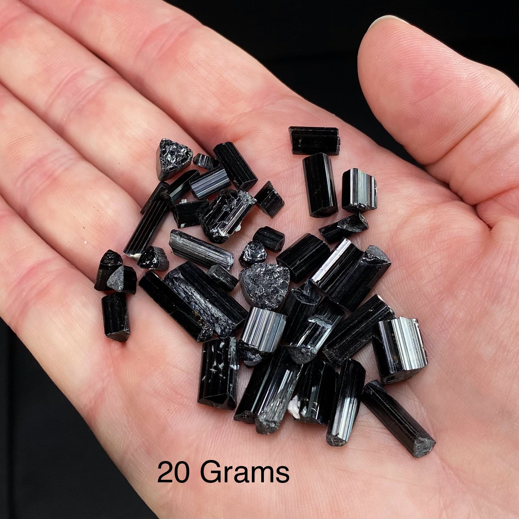 Black Tourmaline Schorl Crystal Lot 2 Sizes Available