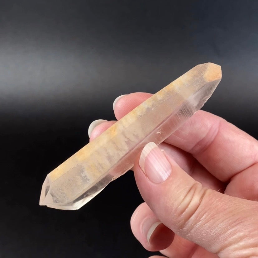 Double Terminated Quartz Crystal with Phantom Inside, Corinto, Minas Gerais, Brazil